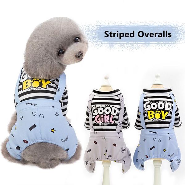 spring and summer dog clothes cute striped pet dogs four-legged pet clothes fashion overalls costumes vest dog supplies
spring and summer dog clothes cute striped pet dogs four-legged pet clothes fashion overalls costumes vest dog supplies