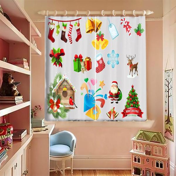 curtain & drapes year decor blackout curtains christmas stocking gift box pattern short thicken fabric kitchen home
curtain & drapes year decor blackout curtains christmas stocking gift box pattern short thicken fabric kitchen home