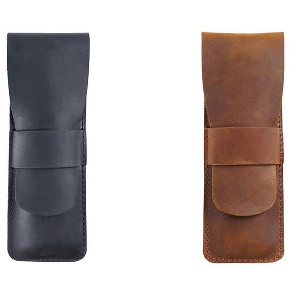 pencil bags 2pcs handmade storage bag cowhide fountain pen case holder vintage retro accessories for travel journal, a & b
pencil bags 2pcs handmade storage bag cowhide fountain pen case holder vintage retro accessories for travel journal, a & b