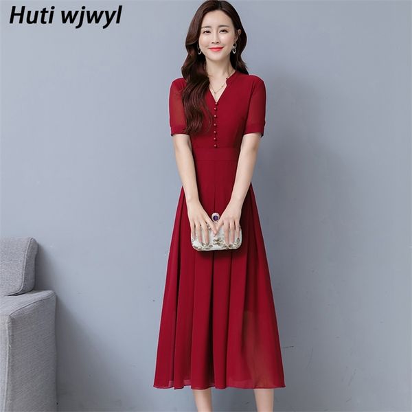 summer vintage 3xl plus size solid casual beach sundress chiffon boho midi dress elegant women bodycon party maxi vestidos 210528, Black;gray
summer vintage 3xl plus size solid casual beach sundress chiffon boho midi dress elegant women bodycon party maxi vestidos 210528, Black;gray