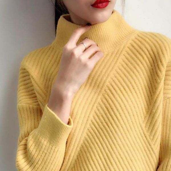 women winter casual turtleneck sweater loose fashion knitted sweater v neck long sleeve stylish dailywear slim basic sweater, White;black
women winter casual turtleneck sweater loose fashion knitted sweater v neck long sleeve stylish dailywear slim basic sweater, White;black