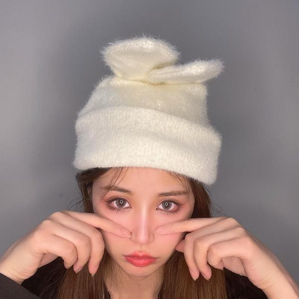 beanie/skull caps 2021 knittde wool hat draping ears fur women autumn winter warm ear cap korean version of japanese plush, Blue;gray
beanie/skull caps 2021 knittde wool hat draping ears fur women autumn winter warm ear cap korean version of japanese plush, Blue;gray