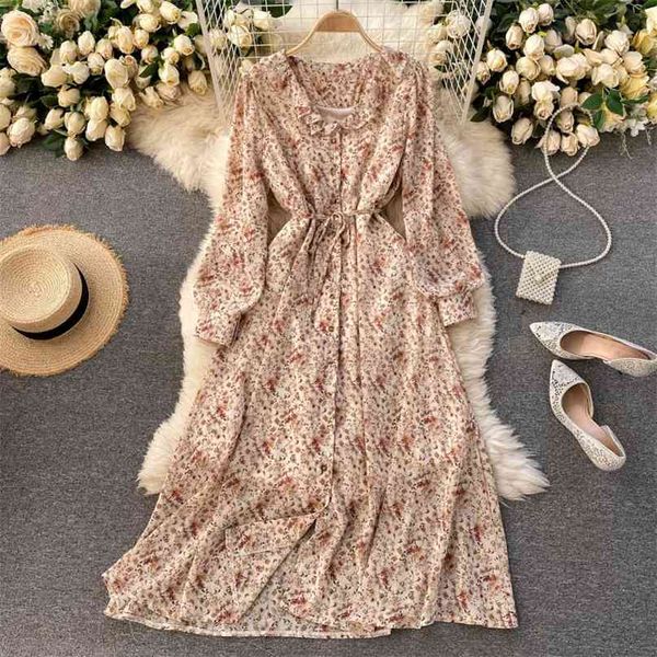 women fashion retro spring a-line dress wood ear v collar long sleeve high waist floral print casual vestidos r232 210527, Black;gray
women fashion retro spring a-line dress wood ear v collar long sleeve high waist floral print casual vestidos r232 210527, Black;gray