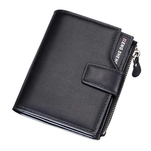 wallets short mini small men card holder thin wallet purse leather carteira masculina couro 40, Red;black