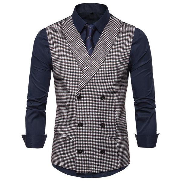 men's vests style suit vest business slim fit yan hui zhuang thousands of birds double breasted plus-sized, Black;white
men's vests style suit vest business slim fit yan hui zhuang thousands of birds double breasted plus-sized, Black;white