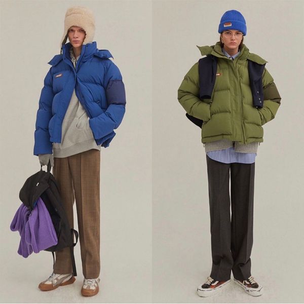 2021 winter down jacket female short thick couple hooded jacket male coat, Black
2021 winter down jacket female short thick couple hooded jacket male coat, Black
