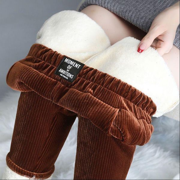 corduroy padded warm fashion stretch women pants high waist winter simple solid color lamb wool harem, Black;white
corduroy padded warm fashion stretch women pants high waist winter simple solid color lamb wool harem, Black;white