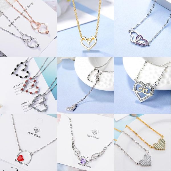 pendant necklaces love heart pendants necklace for women trendy korean fashion neck jewelry cubic zirconia sweater chain gifts girls, Silver
pendant necklaces love heart pendants necklace for women trendy korean fashion neck jewelry cubic zirconia sweater chain gifts girls, Silver