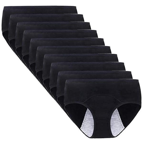 women's panties 10pcs menstrual women cotton briefs absorbtent leak proof period lingerie ma'am comfortable physiological underwea, Black;pink
women's panties 10pcs menstrual women cotton briefs absorbtent leak proof period lingerie ma'am comfortable physiological underwea, Black;pink