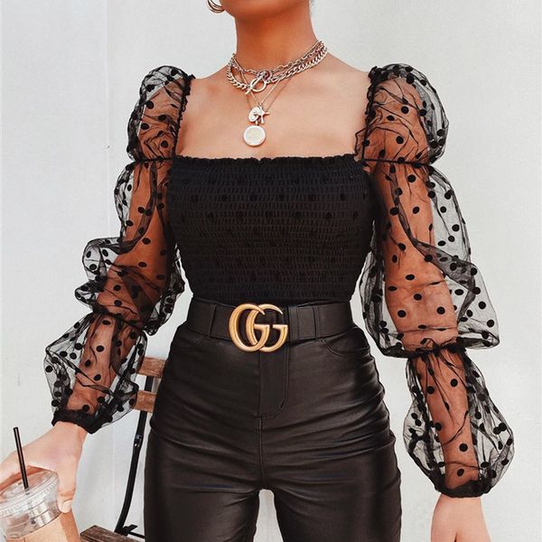 2021 fashion women mesh sheer t shirt see-through long sleeve shirt summer transparent white t-shirt female blusas
2021 fashion women mesh sheer t shirt see-through long sleeve shirt summer transparent white t-shirt female blusas