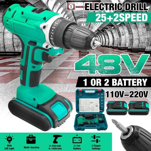 professiona electric drills brushless cordless wrench drill socket screwdriver hammer rechargeable home garden woodworking 48v 6000m
professiona electric drills brushless cordless wrench drill socket screwdriver hammer rechargeable home garden woodworking 48v 6000m