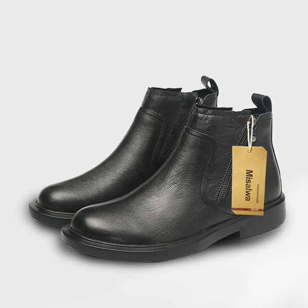 dress shoes misalwa botas masculinas com zÃper, sapatos social básicos de pu, cano alto, confortável, militares, trabalho, quente v2a3, Black
dress shoes misalwa botas masculinas com zÃper, sapatos social básicos de pu, cano alto, confortável, militares, trabalho, quente v2a3, Black