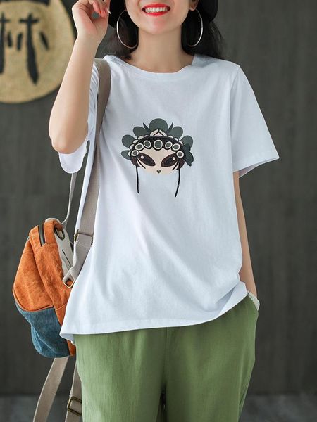 women's tanks & camis original cotton and linen dispensing facial makeup t-shirt 2021 summer artistic loose round neck short-sleeved pi, White
women's tanks & camis original cotton and linen dispensing facial makeup t-shirt 2021 summer artistic loose round neck short-sleeved pi, White