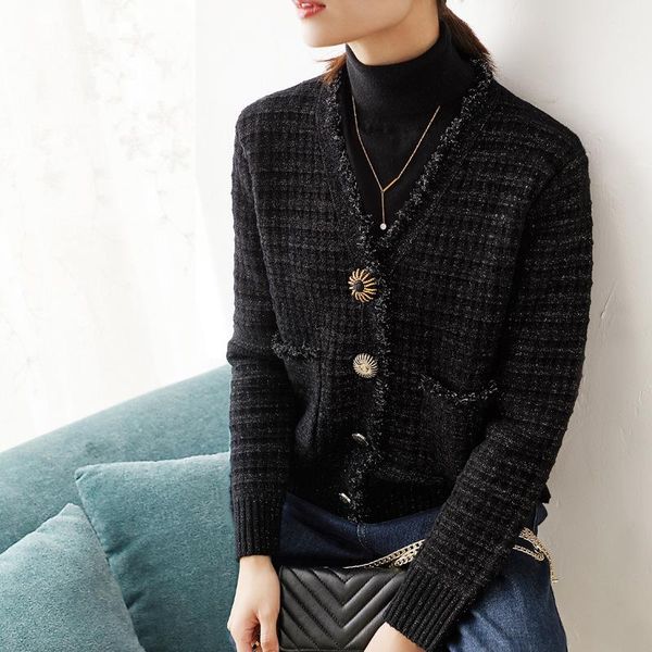 women's knits & tees knitted flower button cardigan short long sleeve crew neck sweater wear coat loose can customized big size, White
women's knits & tees knitted flower button cardigan short long sleeve crew neck sweater wear coat loose can customized big size, White