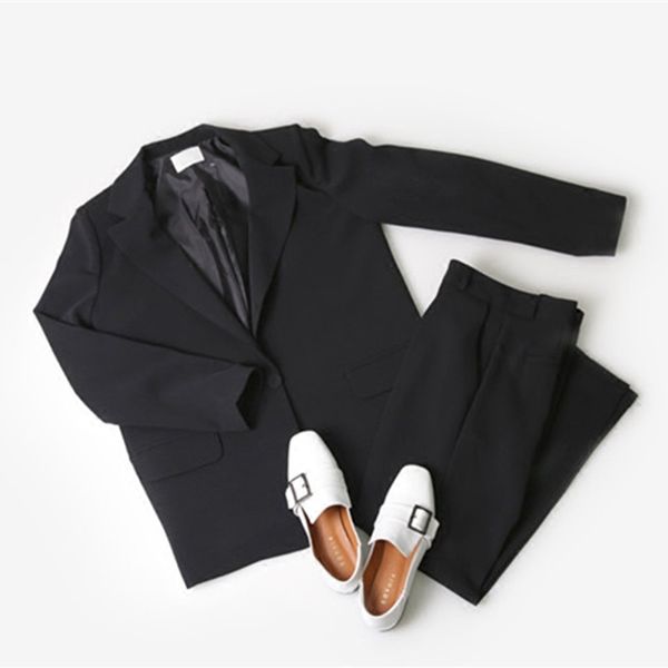 solid color of women spring and in the korean fashion leisure suit jacket was thin nine/two-suit pants piece w03o, White;black
solid color of women spring and in the korean fashion leisure suit jacket was thin nine/two-suit pants piece w03o, White;black