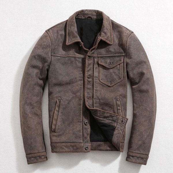 men's leather & faux 2021 vintage brown japan casual style genuine jacket men single breasted plus size 3xl real natural cowhide autumn, Black
men's leather & faux 2021 vintage brown japan casual style genuine jacket men single breasted plus size 3xl real natural cowhide autumn, Black