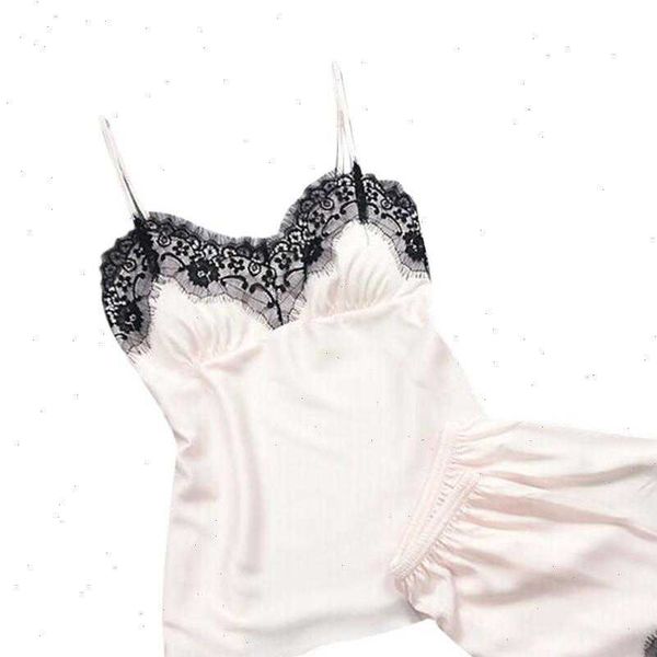 pajamas sleeveless strap nightwear lace women sleepwear trim satin cami pajama sets nighty 8, Black;red
pajamas sleeveless strap nightwear lace women sleepwear trim satin cami pajama sets nighty 8, Black;red