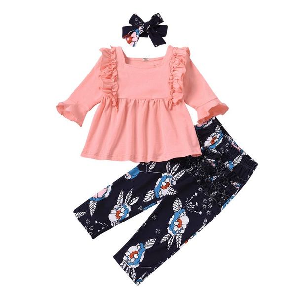 clothing sets baby autumn suit born infant girls solid ruffled t-shirt +floral pants outfit 3pcs floral set ropa para niña, White
clothing sets baby autumn suit born infant girls solid ruffled t-shirt +floral pants outfit 3pcs floral set ropa para niña, White