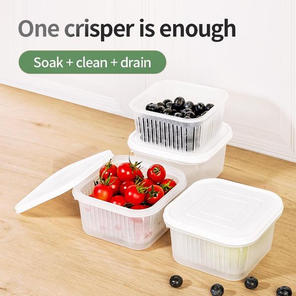 storage bottles & jars home plastic refrigerator drain fresh-keeping box fruit chopped green onion microwave bento squre with lid
storage bottles & jars home plastic refrigerator drain fresh-keeping box fruit chopped green onion microwave bento squre with lid