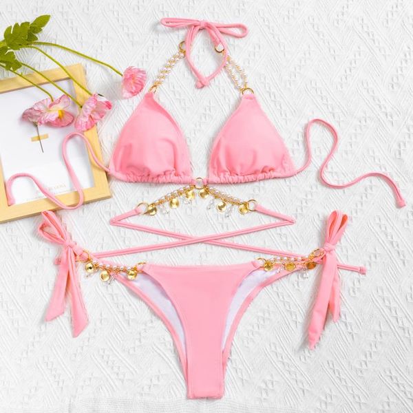 women's swimwear bikini women swimsuit solid set push up low waist bathing suits beach wear swimming suit for, White;black
women's swimwear bikini women swimsuit solid set push up low waist bathing suits beach wear swimming suit for, White;black