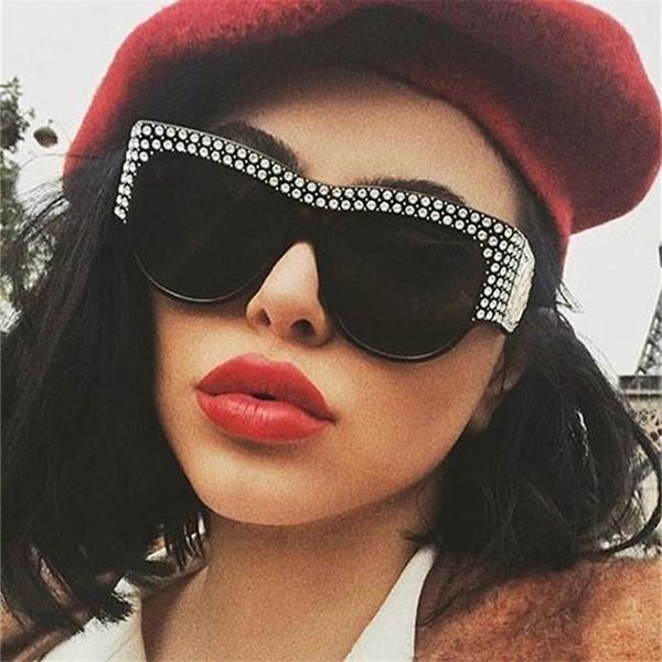 sunglasses luxury square women oversized frame bling brand eye glasses fashion female shades imitation diamond eyewear, White;black
sunglasses luxury square women oversized frame bling brand eye glasses fashion female shades imitation diamond eyewear, White;black