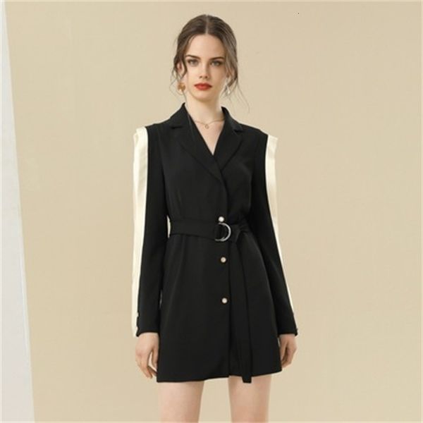 new female spring color pure attire collar unique breasted niche waist design skirt temperament ol dress of medium length 76wo, Black;gray
new female spring color pure attire collar unique breasted niche waist design skirt temperament ol dress of medium length 76wo, Black;gray