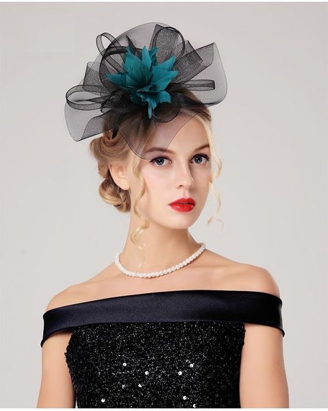 stingy brim hats party vintage headdress elegant banquet formal hat, Blue;gray
stingy brim hats party vintage headdress elegant banquet formal hat, Blue;gray