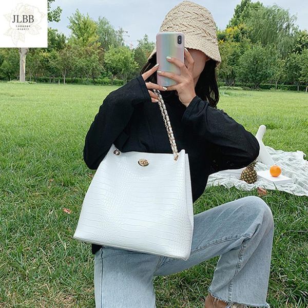 casual crocodile pattern bucket bags women large capacity chain shoulder bags fashion ladies solid color tote bag women handbag
casual crocodile pattern bucket bags women large capacity chain shoulder bags fashion ladies solid color tote bag women handbag