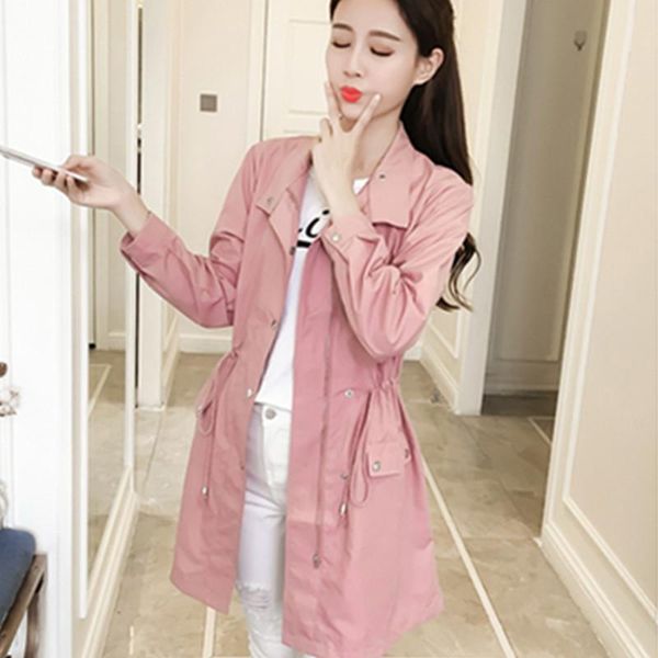 women's trench coats temperament goddess fan coat 2021 spring autumn korean fashion all-match mid-length casual windbreaker female, Tan;black
women's trench coats temperament goddess fan coat 2021 spring autumn korean fashion all-match mid-length casual windbreaker female, Tan;black
