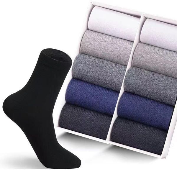 men's socks 5pairs casual business cotton solid color spring autumn summer male breathable elastic crew man gift, Black
men's socks 5pairs casual business cotton solid color spring autumn summer male breathable elastic crew man gift, Black