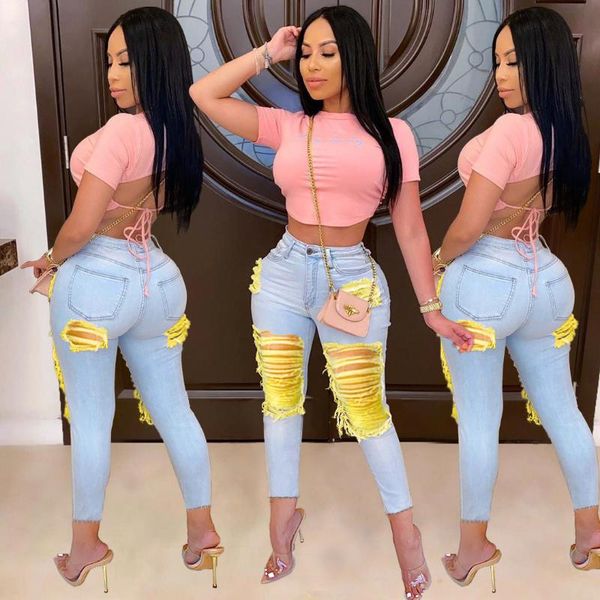 women's pants & capris women streetwear spot europe united states fashion hole cowboy nine minutes of for drop wym9037, Black;white
women's pants & capris women streetwear spot europe united states fashion hole cowboy nine minutes of for drop wym9037, Black;white