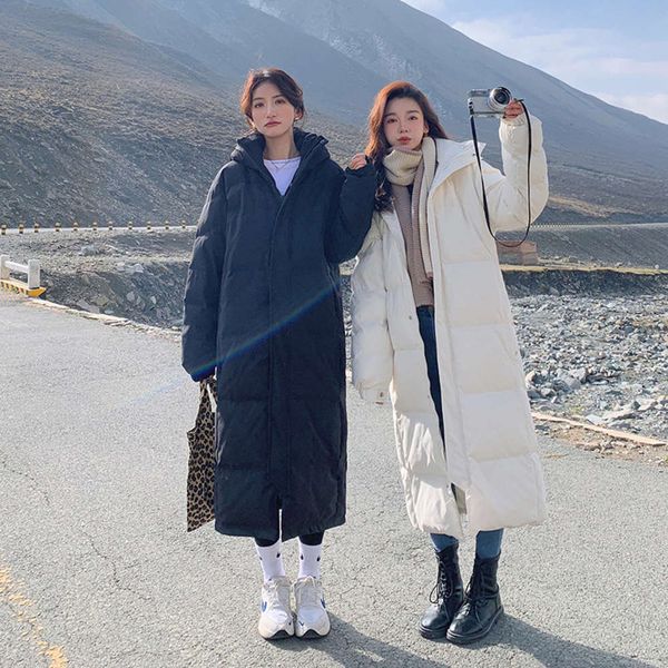 light luxurywinter white down jackets new tall long over ins the knee thickening stand fur collar hooded bread cotton padded parka coats for, Black
light luxurywinter white down jackets new tall long over ins the knee thickening stand fur collar hooded bread cotton padded parka coats for, Black