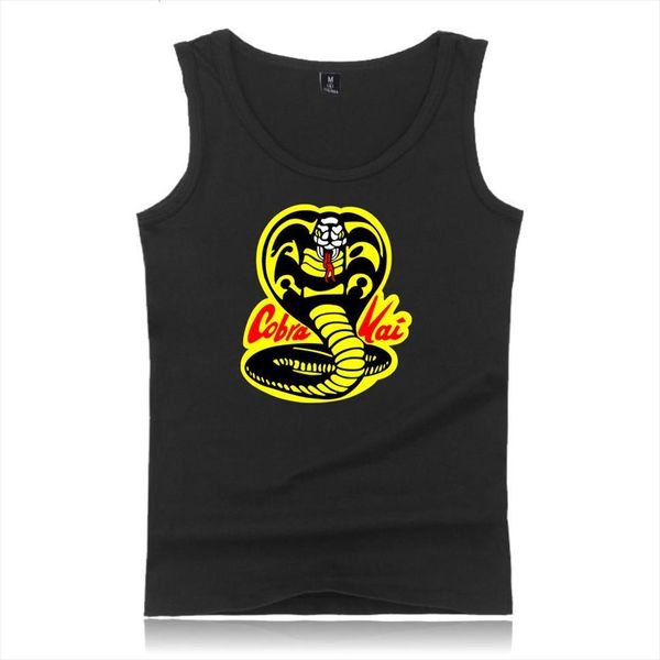 fashion cool karate tank mens cobra kai first strike hard no mercy hd thin section sleeveless shirt summer, White;black
fashion cool karate tank mens cobra kai first strike hard no mercy hd thin section sleeveless shirt summer, White;black