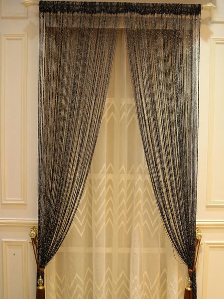zidetang flat dense glitter fringe tassel polyester door curtain deco string room divider curtain panel window screen blin
zidetang flat dense glitter fringe tassel polyester door curtain deco string room divider curtain panel window screen blin