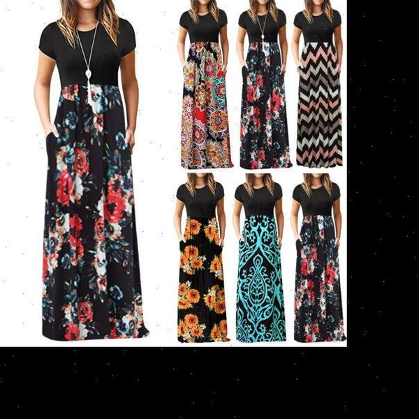 vintage floral print boho dress women long maxi dress evening party beach summer dress vestidos short sleeve split dresses, Black;gray
vintage floral print boho dress women long maxi dress evening party beach summer dress vestidos short sleeve split dresses, Black;gray