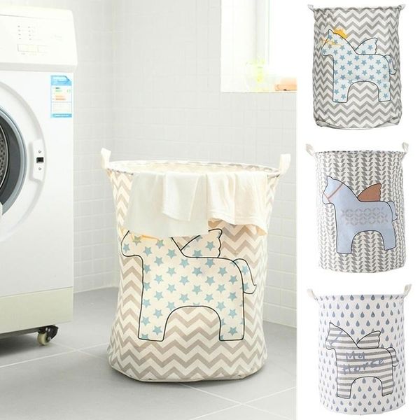 19.7" foldable large capacity laundry basket with handles linen waterproof laundry hamper for toys clothing storage
19.7" foldable large capacity laundry basket with handles linen waterproof laundry hamper for toys clothing storage