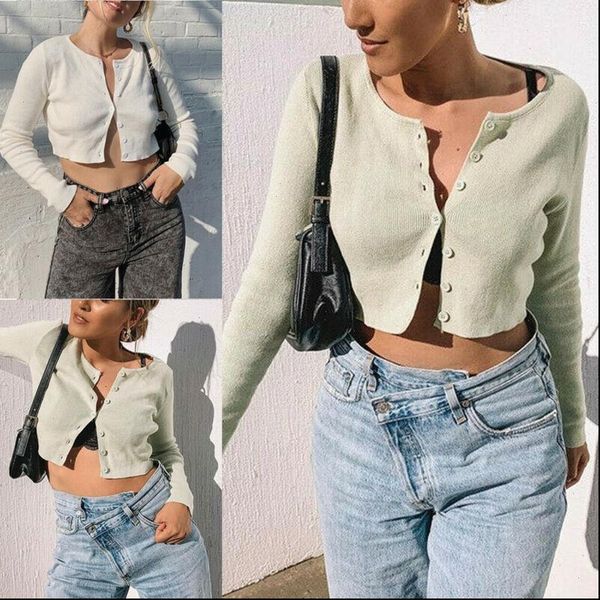 2021 fashion slim fit sweater women open front cardigan button up knitting jumper crop mujer white
2021 fashion slim fit sweater women open front cardigan button up knitting jumper crop mujer white
