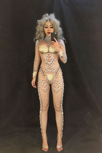 white queen nightclub stage costume dj ds singers jumpsuit sparkling crystals bodysuit bling womens outfit birthday celebrate, Black;red
white queen nightclub stage costume dj ds singers jumpsuit sparkling crystals bodysuit bling womens outfit birthday celebrate, Black;red