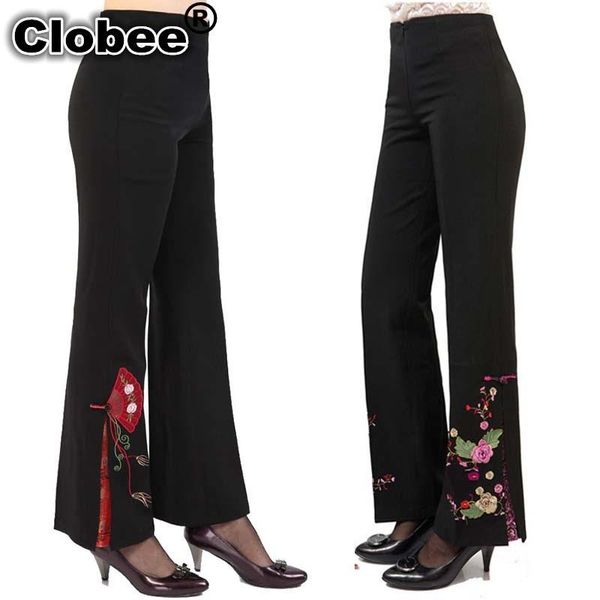 women's pants & capris 2021 autumn fashion tang style women leg trousers chinese 15 kinds black embroidered flower plus size, Black;white
women's pants & capris 2021 autumn fashion tang style women leg trousers chinese 15 kinds black embroidered flower plus size, Black;white