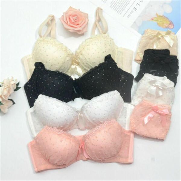 bras sets women push up bra underwear lace embroidery pantie solid color sequin dot ladies clothing, Red;black
bras sets women push up bra underwear lace embroidery pantie solid color sequin dot ladies clothing, Red;black