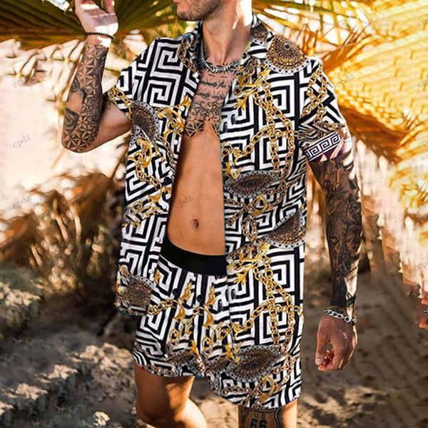 men summer tropical beach tracksuits hawaii day costume harajuku party tropical vacation beachwear short sleeve 2pcs set fashion p279m, Gray
men summer tropical beach tracksuits hawaii day costume harajuku party tropical vacation beachwear short sleeve 2pcs set fashion p279m, Gray