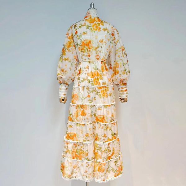 casual dresses yellow print dress for women stand collar lantern long sleeve high waist sashes slim midi female, Black;gray
casual dresses yellow print dress for women stand collar lantern long sleeve high waist sashes slim midi female, Black;gray