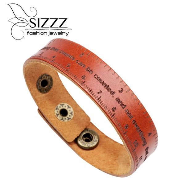charm bracelets 2021 23.3cm*1.7cm simple and practical leather ruler business students' bracelet&bangles for women/men, Golden;silver
charm bracelets 2021 23.3cm*1.7cm simple and practical leather ruler business students' bracelet&bangles for women/men, Golden;silver