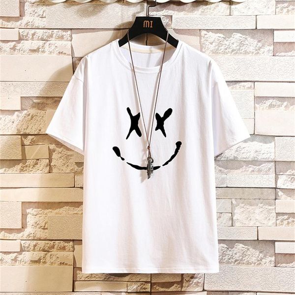 men's t-shirts kalilex spring and summer men t-shirt fashion simplicity smile graphic youthful vitality short sleeve cotton top, White;black
men's t-shirts kalilex spring and summer men t-shirt fashion simplicity smile graphic youthful vitality short sleeve cotton top, White;black