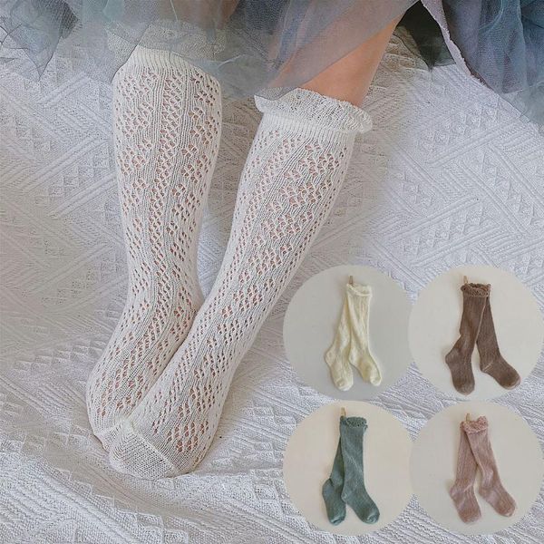 children socks for girls knitted cotton long tube socks knee high toddler princess baby summer hollow out infant, Pink;yellow
children socks for girls knitted cotton long tube socks knee high toddler princess baby summer hollow out infant, Pink;yellow