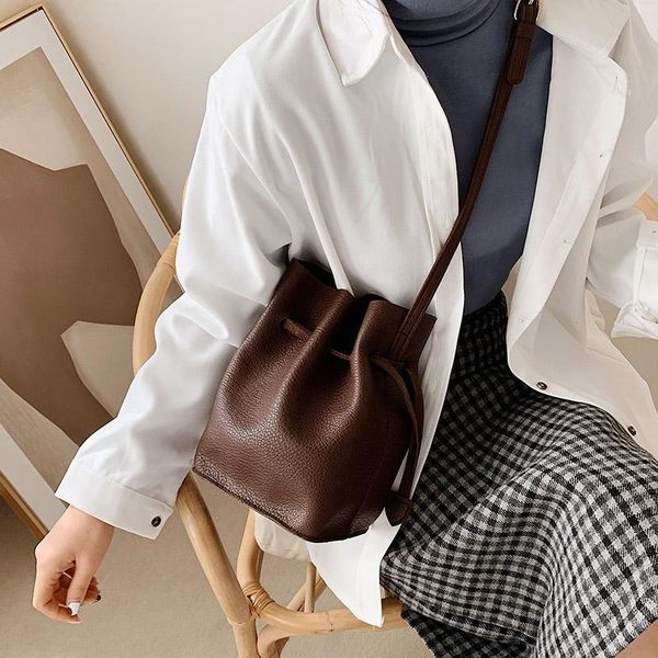 evening bags soft pu leather casual drawstring bucket bag for women 2021 shoulder crossbody luxury designer handbag
evening bags soft pu leather casual drawstring bucket bag for women 2021 shoulder crossbody luxury designer handbag