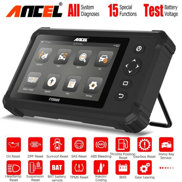 code readers & scan tools ancel fx9000 diagnostic scanner full system car tool oil abs 15 reset function obd2 automotive professional
code readers & scan tools ancel fx9000 diagnostic scanner full system car tool oil abs 15 reset function obd2 automotive professional