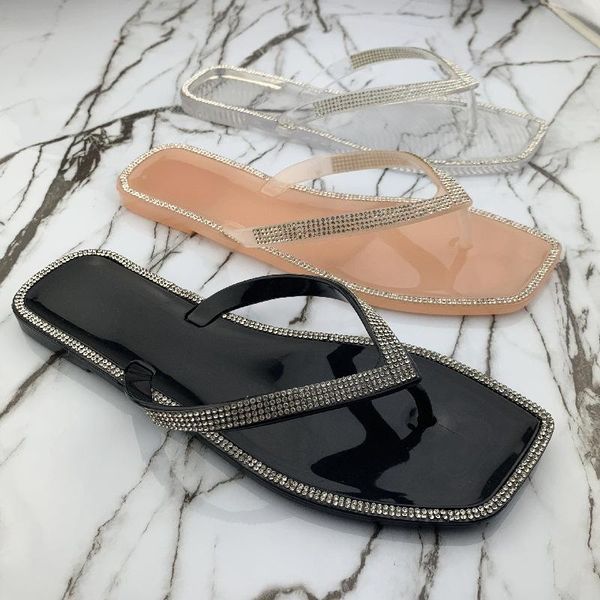 slippers plus size 40-42 women shoes flat-bottomed outdoor rhinestone flip-flops sandals fashion casual vacation beach flat with, Black
slippers plus size 40-42 women shoes flat-bottomed outdoor rhinestone flip-flops sandals fashion casual vacation beach flat with, Black