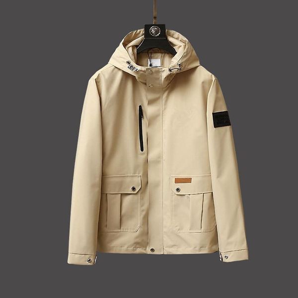 fashion designer men's jacket luxury letter style coat windproof casual spring and autumn clothing, Black;brown
fashion designer men's jacket luxury letter style coat windproof casual spring and autumn clothing, Black;brown