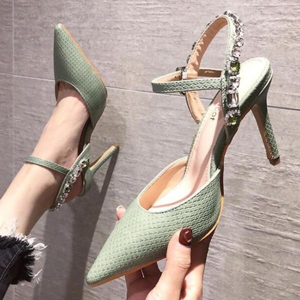 new women's shoes summer sandals pointed high-heeled pu leather rhinestone single shoes fashion buckle ladies zy729, Black
new women's shoes summer sandals pointed high-heeled pu leather rhinestone single shoes fashion buckle ladies zy729, Black